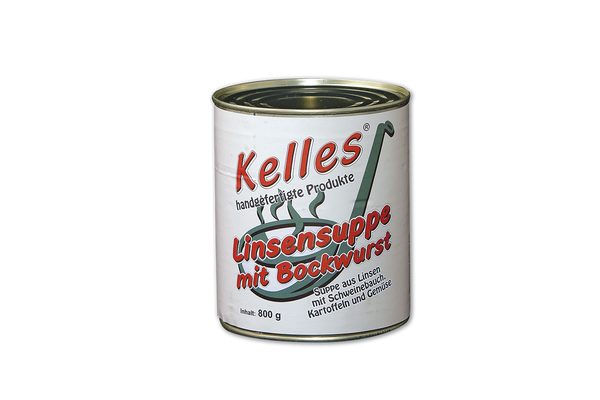 Kelles Linsensuppe mit Bockwurst 800g